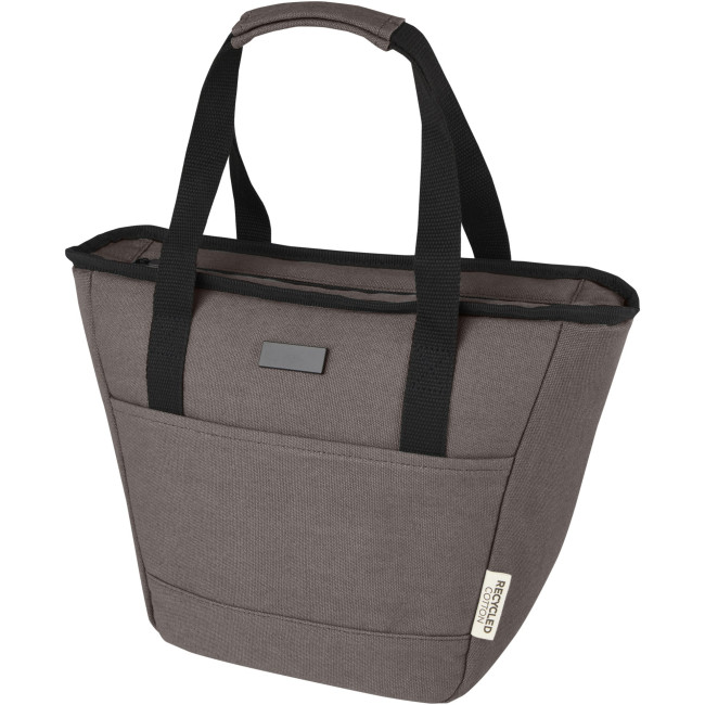 Promotional Joey 9-Can GRS Recycled Canvas Lunch Cooler Bag 6L - Image 3