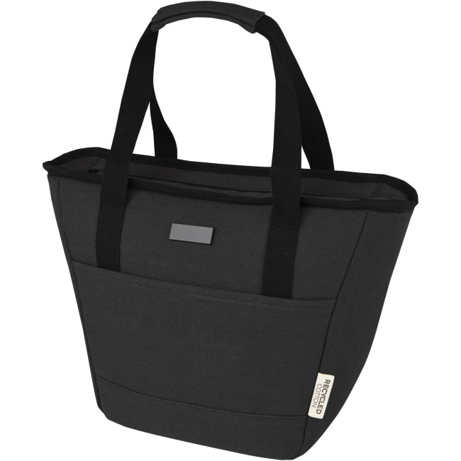 Promotional Joey 9-Can GRS Recycled Canvas Lunch Cooler Bag 6L - Image 4