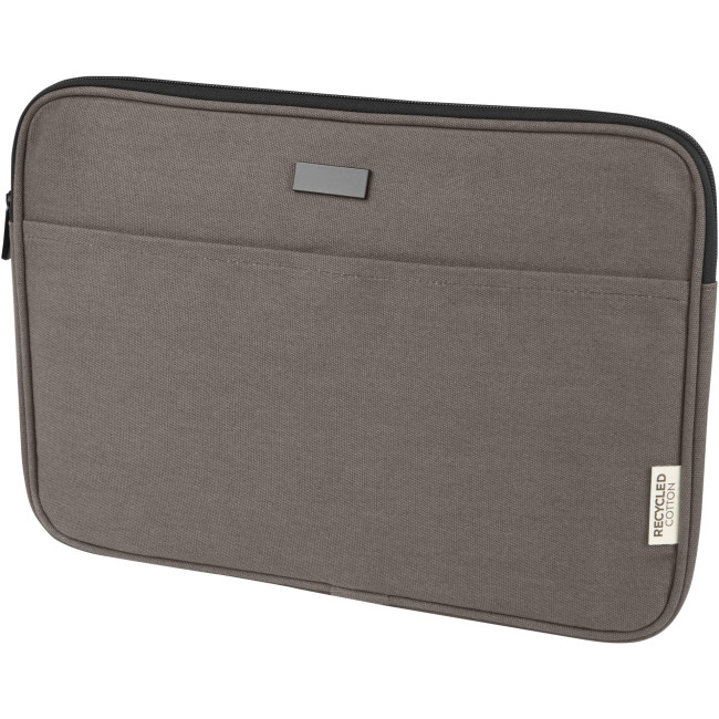 Promotional Joey 14" GRS Recycled Canvas Laptop Sleeve 2L - Image 2