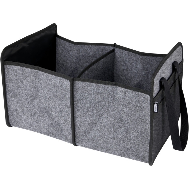 Promotional Felta GRS Recycled Felt Foldable Car Organiser