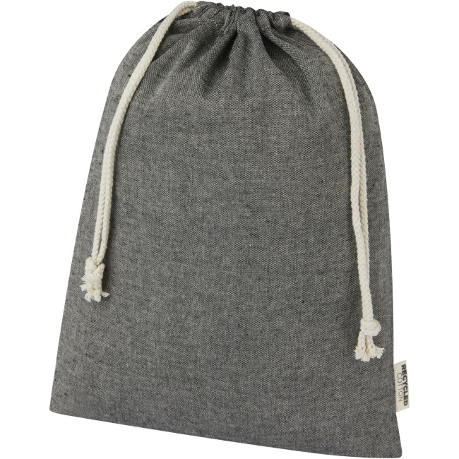 Promotional Pheebs 150 g/m² GRS Recycled Cotton Gift Bag Large 4L - Image 3