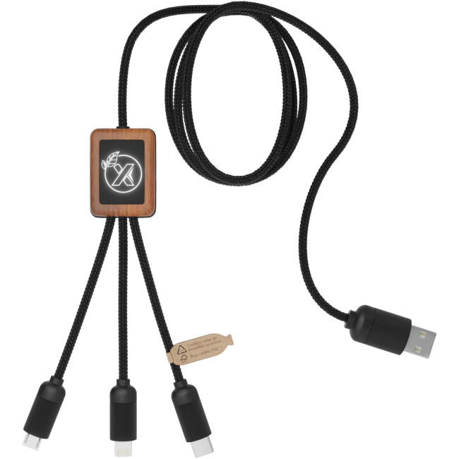 Promotional SCX.Design C29 3-In-1 Bamboo Cable