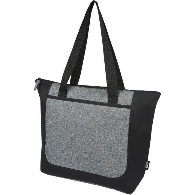 Promotional Reclaim GRS Recycled Two-Tone Zippered Tote Bag 15L