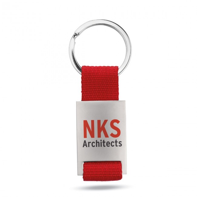 Promotional Metal rectangular keyring - Image 11