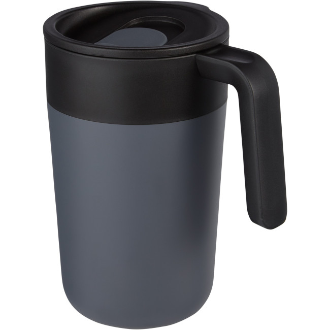 Promotional Nordia Double-Wall Recycled Mug 400ml - Image 4