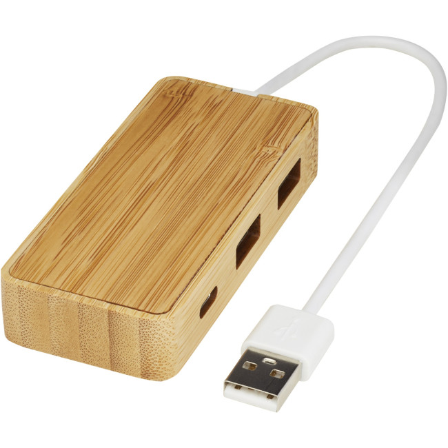 Promotional Tapas Bamboo USB Hub