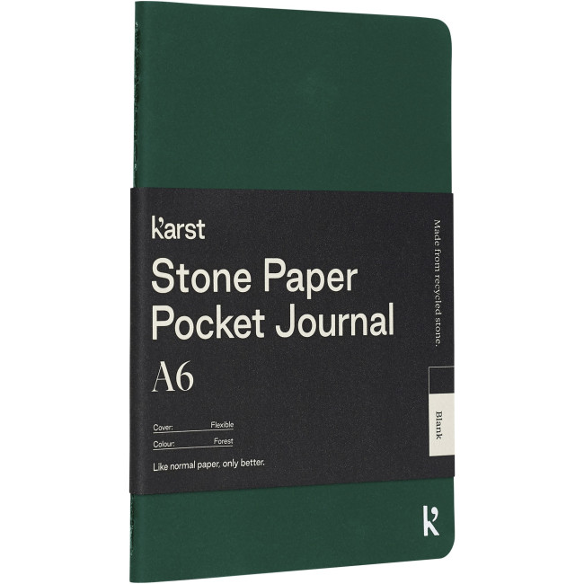 Promotional Karst A6 Stone Paper Softcover Pocket Journal - Blank