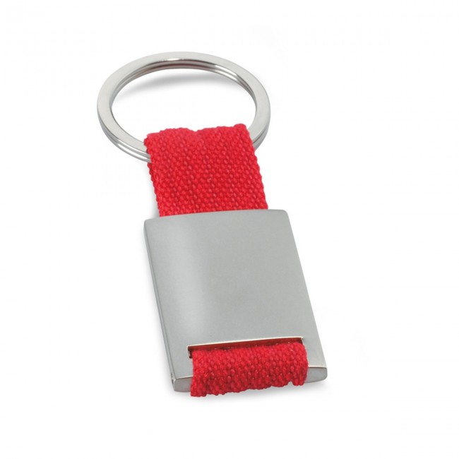 Promotional Metal rectangular keyring - Image 2