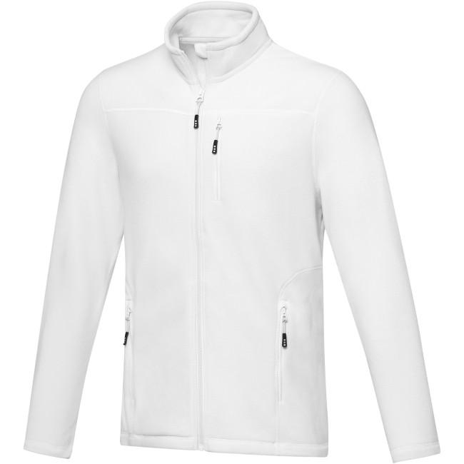 Promotional Amber Men's GRS Recycled Full Zip Fleece Jacket - Image 2