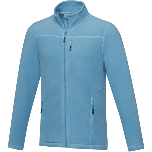 Promotional Amber Men's GRS Recycled Full Zip Fleece Jacket - Image 1