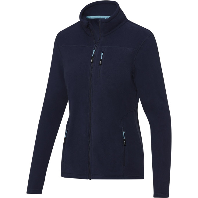 Promotional Amber Women's GRS Recycled Full Zip Fleece Jacket - Image 3