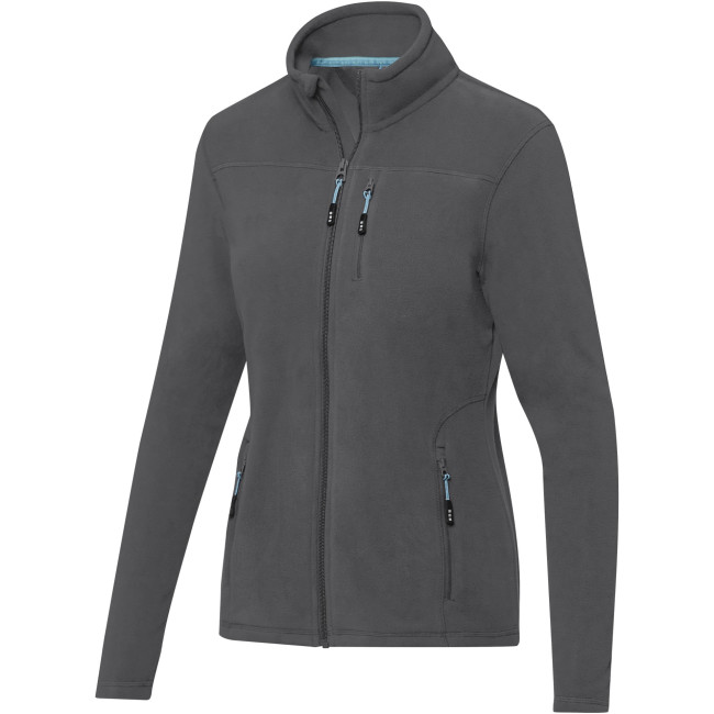 Promotional Amber Women's GRS Recycled Full Zip Fleece Jacket - Image 4