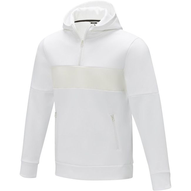 Promotional Sayan Men's Half Zip Anorak Hooded Sweater - Image 4