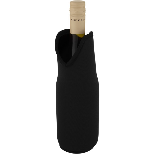 Promotional Noun Recycled Neoprene Wine Sleeve Holder - Image 1