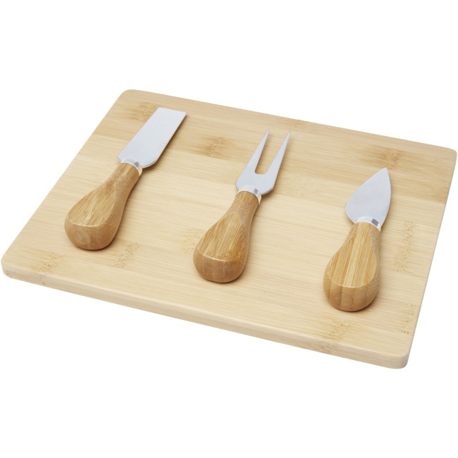 Promotional Ement Bamboo Cheese Board And Tools