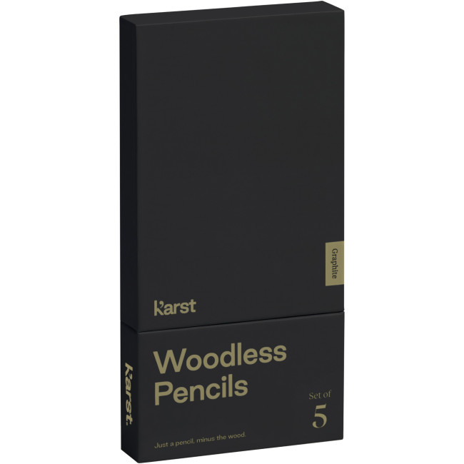 Promotional Karst 5-Pack 2B Woodless Graphite Pencils - Image 2