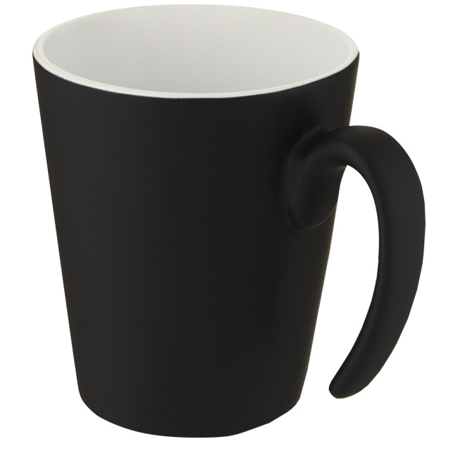 Promotional Oli Ceramic Mug With Handle 360ml - Image 2