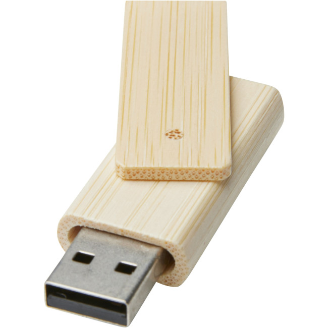 Promotional Rotate 4GB Bamboo USB Flash Drive