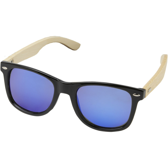 Promotional Taiyō RPET/Bamboo Mirrored Polarized Sunglasses In Gift Box