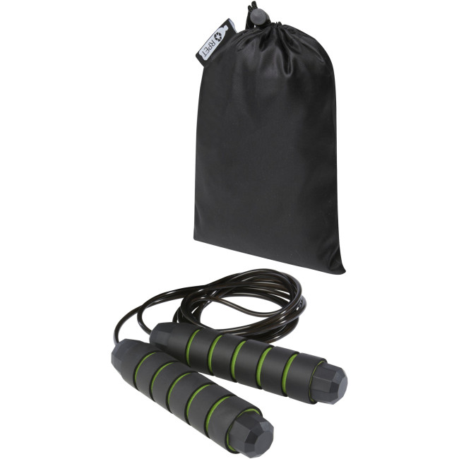 Promotional Austin Soft Skipping Rope In Recycled Pet Pouch - Image 2