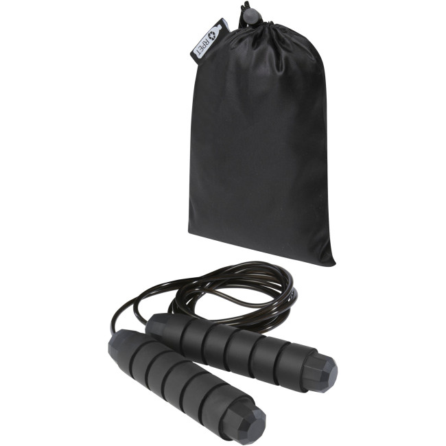 Promotional Austin Soft Skipping Rope In Recycled Pet Pouch - Image 1