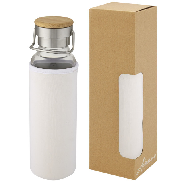 Promotional Thor Glass Bottle With Neoprene Sleeve 660ml - Image 1