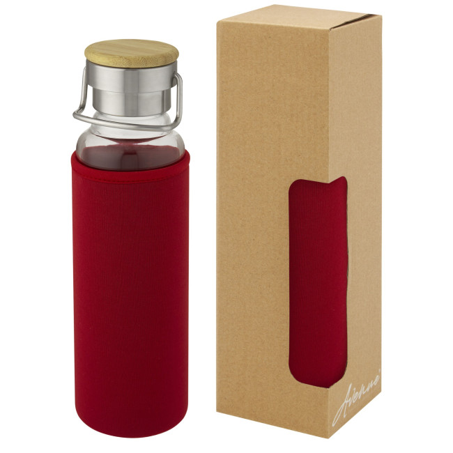 Promotional Thor Glass Bottle With Neoprene Sleeve 660ml - Image 3