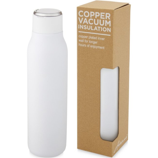 Promotional Marka Copper Vacuum Insulated Bottle With Metal Loop 600ml - Image 2