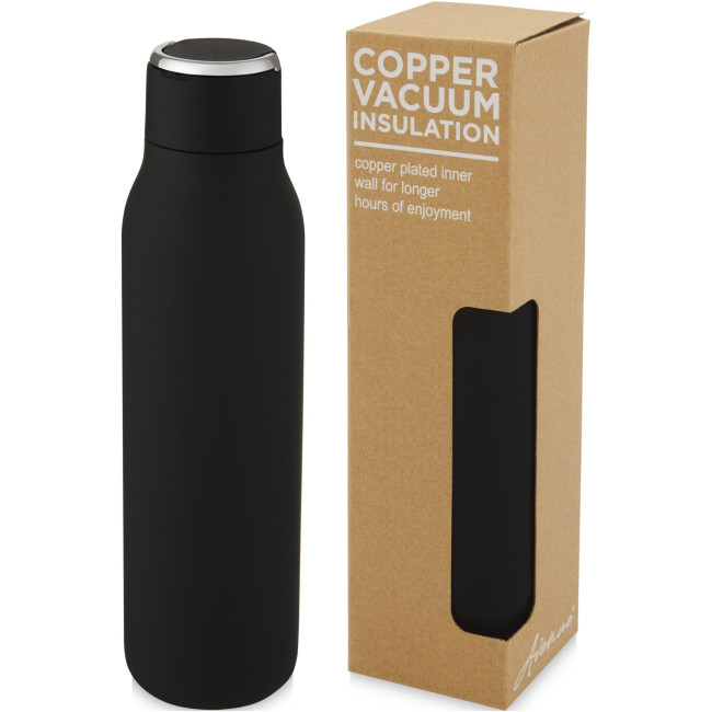 Promotional Marka Copper Vacuum Insulated Bottle With Metal Loop 600ml - Image 1