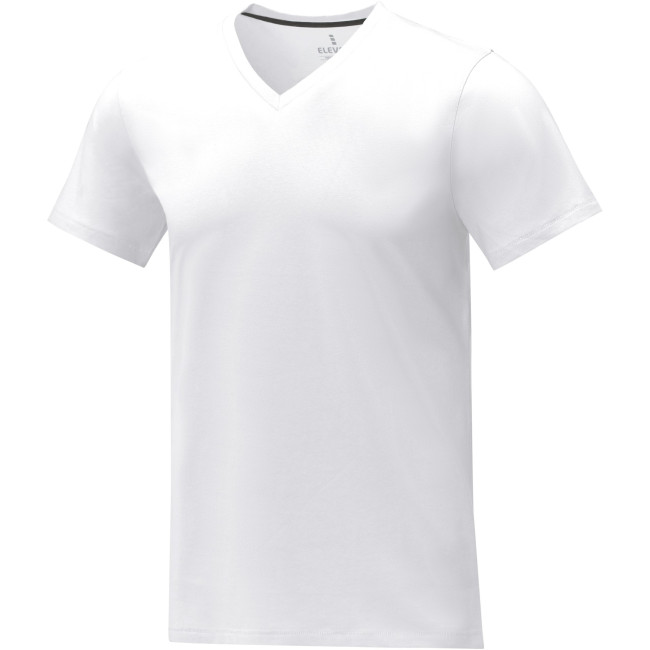 Promotional Somoto Short Sleeve Men's V-Neck T-Shirt - Image 5