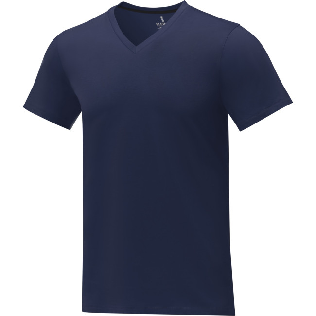 Promotional Somoto Short Sleeve Men's V-Neck T-Shirt - Image 3