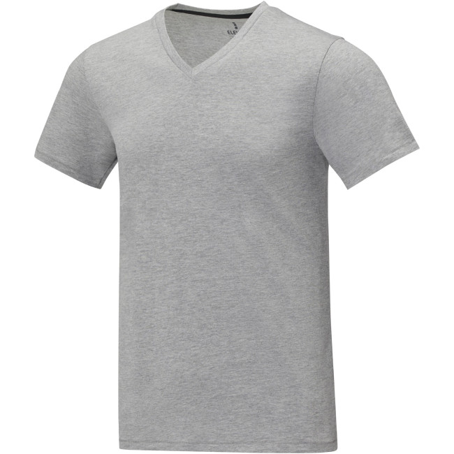 Promotional Somoto Short Sleeve Men's V-Neck T-Shirt - Image 2