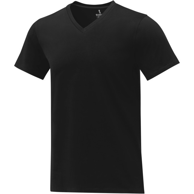 Promotional Somoto Short Sleeve Men's V-Neck T-Shirt - Image 1