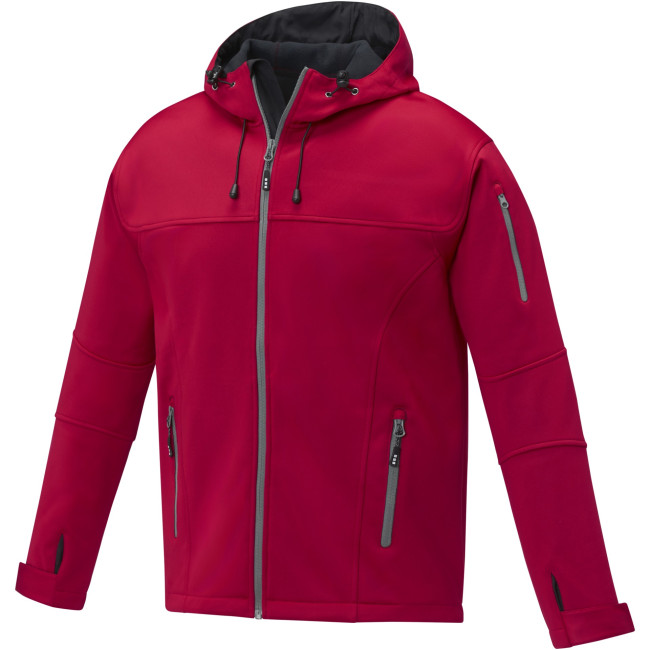 Promotional Match Men's Softshell Jacket - Image 5