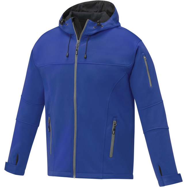 Promotional Match Men's Softshell Jacket - Image 4