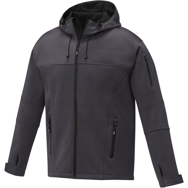 Promotional Match Men's Softshell Jacket - Image 2