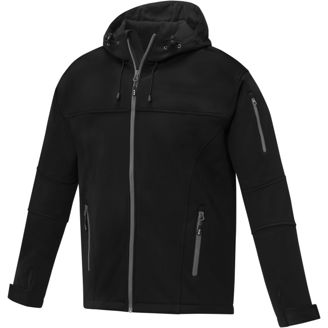 Promotional Match Men's Softshell Jacket - Image 1