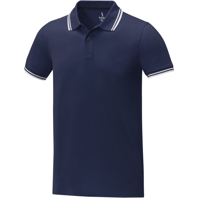 Promotional Amarago Short Sleeve Men's Tipping Polo - Image 3