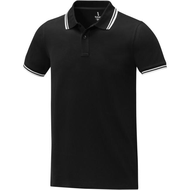 Promotional Amarago Short Sleeve Men's Tipping Polo - Image 5