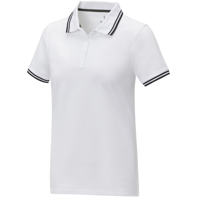 Promotional Amarago Short Sleeve Women's Tipping Polo - Image 2