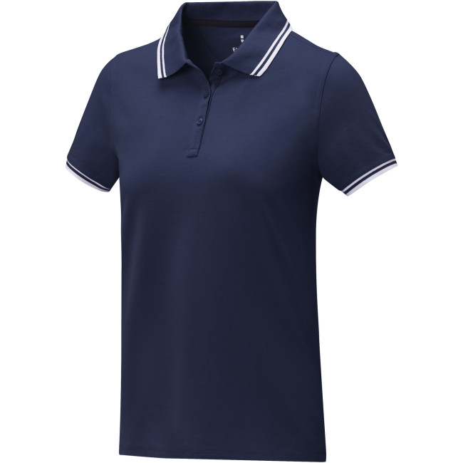 Promotional Amarago Short Sleeve Women's Tipping Polo - Image 1