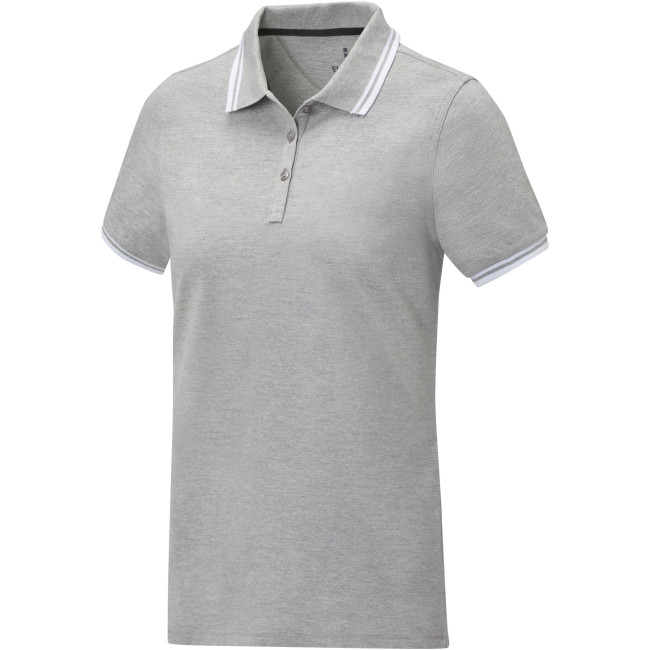 Promotional Amarago Short Sleeve Women's Tipping Polo - Image 4