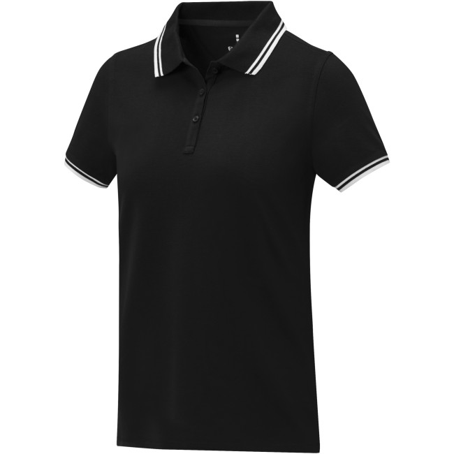 Promotional Amarago Short Sleeve Women's Tipping Polo - Image 5