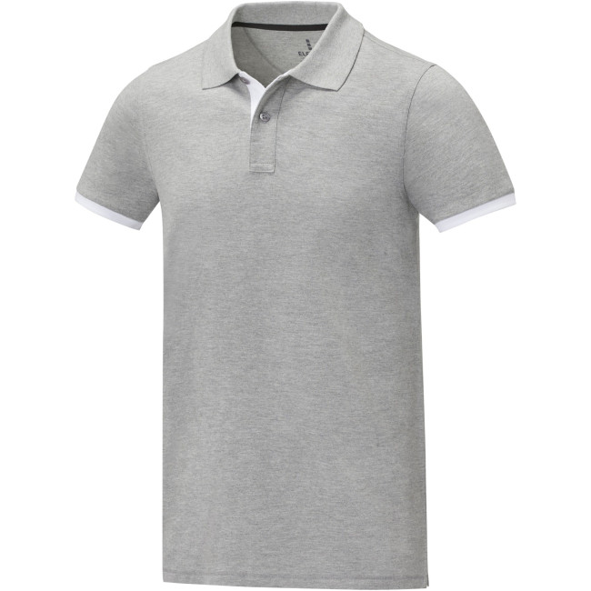 Promotional Morgan Short Sleeve Men's Duotone Polo - Image 2