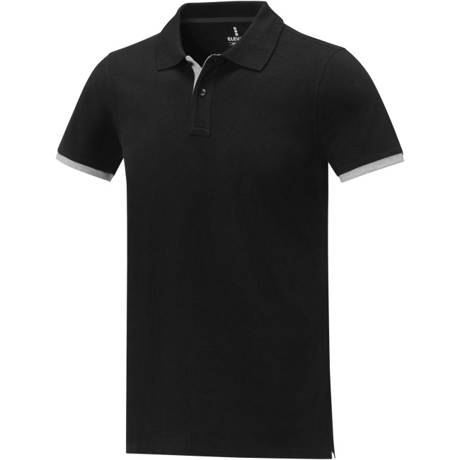 Promotional Morgan Short Sleeve Men's Duotone Polo - Image 1