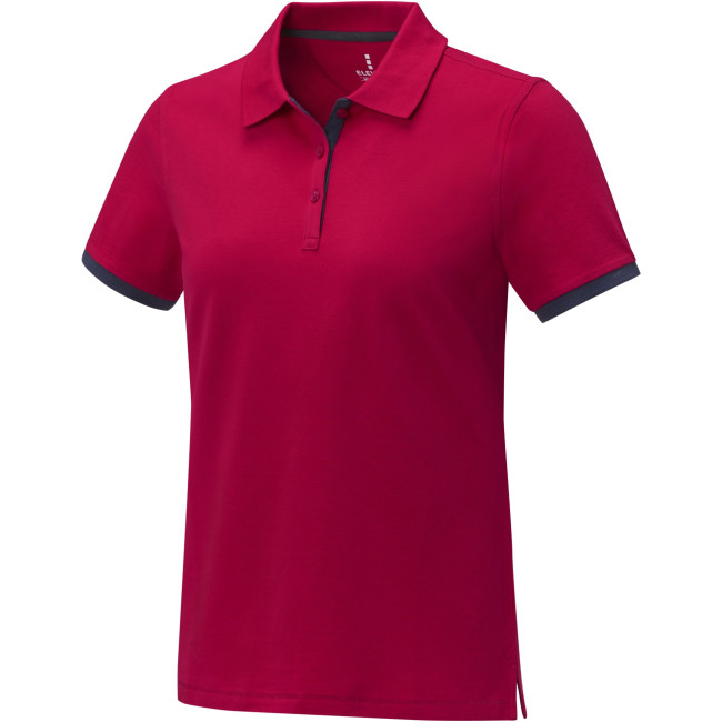 Promotional Morgan Short Sleeve Women's Duotone Polo - Image 2