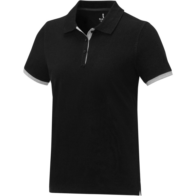 Promotional Morgan Short Sleeve Women's Duotone Polo - Image 5