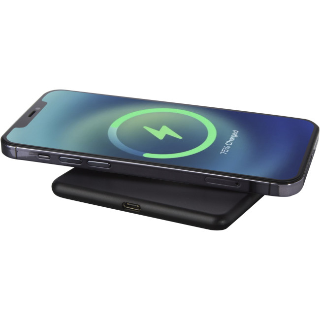 Promotional Loop Recycled Plastic Wireless Charging Pad 10W