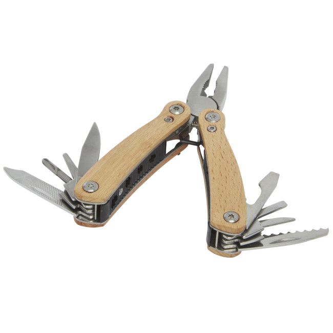 Promotional Anderson 12-Function Medium Wooden Multi-Tool