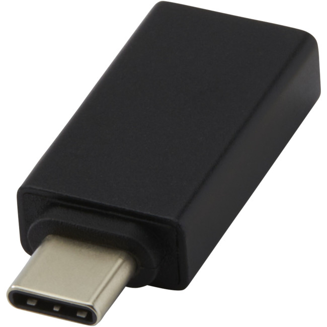 Promotional Adapt Aluminum USB-C To USB-A 3.0 Adapter